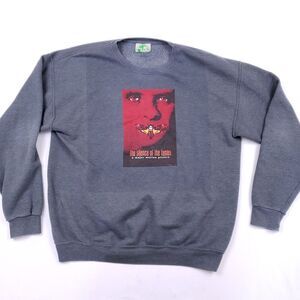 Fruit of the Loom Gray Sweatshirt with Red Graphic